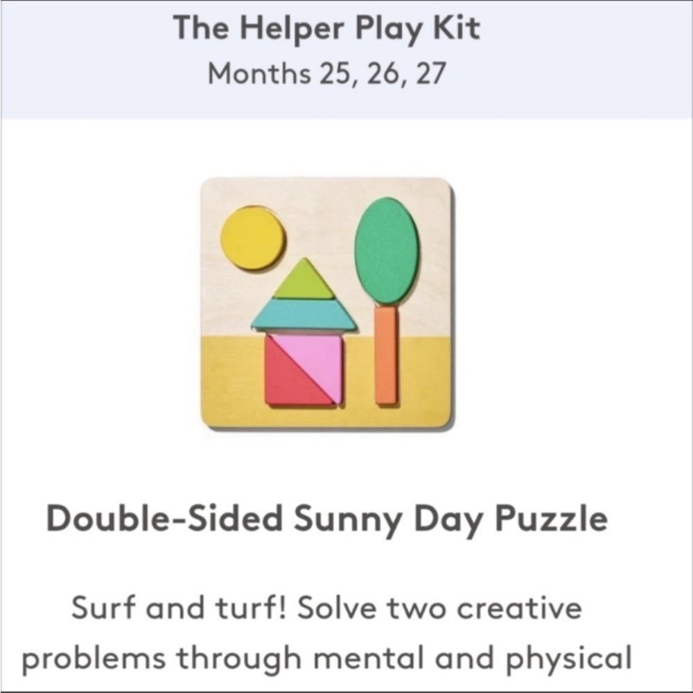 Double Sided Lovevery Puzzle